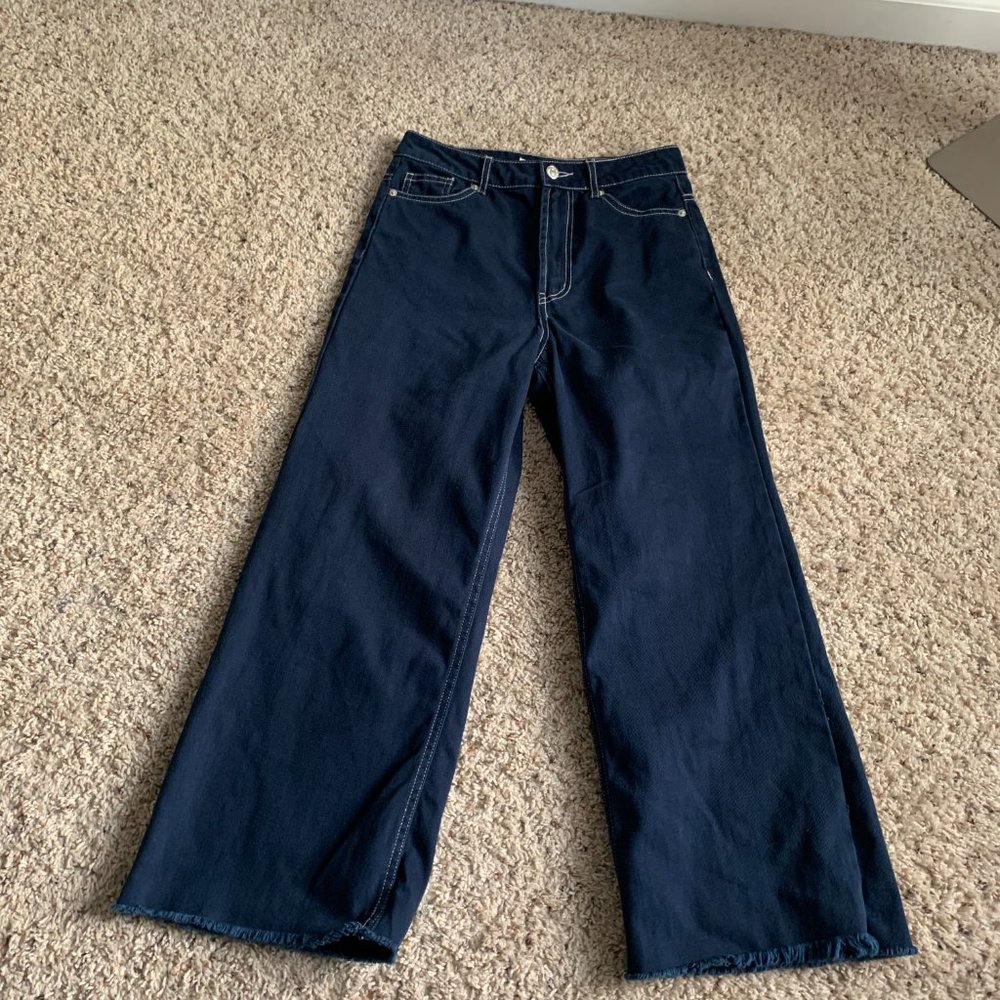 Forever 21 Womens Jeans Blue Wide Leg